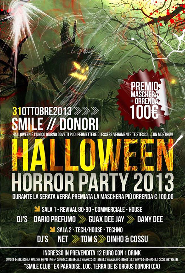 Halloween Horror Party 2013 - Smile Club Donori - ParteollaClick