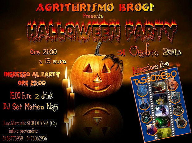 Party di Halloween all'Agriturismo Santu Marcialis Brogi - Soleminis- 31 Ottobre 2013  - ParteollaClick