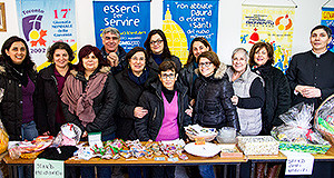 Foto di gruppo degli organizzatori della Giornata della Solidarietà - Donori - 7 e 8 Dicembre 2013 - ParteollaClick