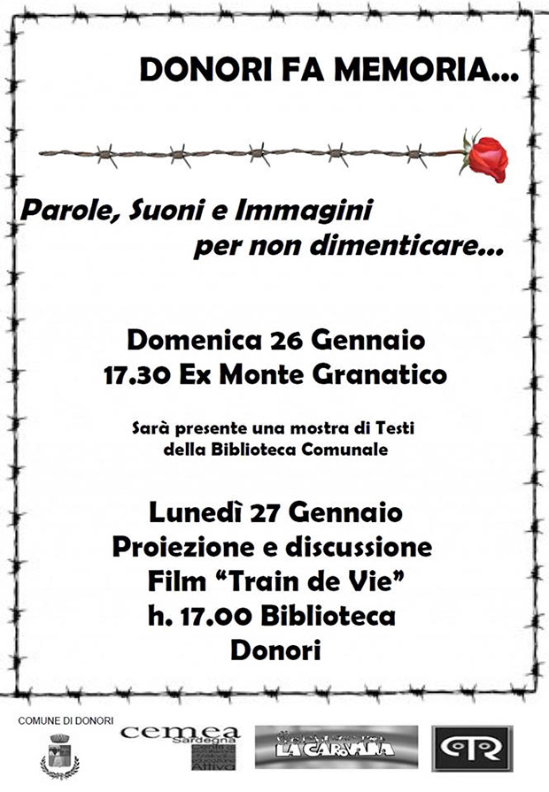 Donori fa memoria - 26 e 27 Gennaio 2014 - ParteollaClick