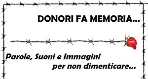 Locandina della manifestazione Donori fa memoria - 26 e 27 Gennaio 2014 - ParteollaClick