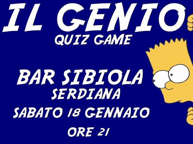 Il Genio Quiz Game - Bar Sibiola - Serdiana -18 Gennaio 2014 - ParteollaClick