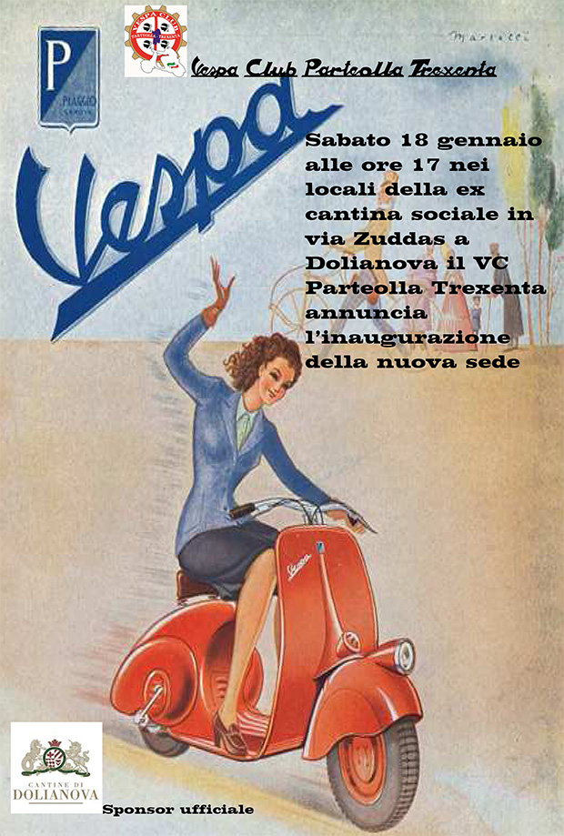 Inaugurazione nuova sede Vespa Club Parteolla Trexenta - Dolianova - 19 Gennaio 2014 - ParteollaClick