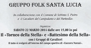 Locandina per Il Torneo della Stella e il Battesimo della Stella 2014 - Settimo San Pietro - 2 Marzo 2014 - ParteollaClick