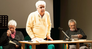 Foto alla Scrittore Sociologo Ignazio Marungiu durante la Presentazione del libro La Bontà Apparente - Donori - 29 Marzo 2014 - ParteollaClick