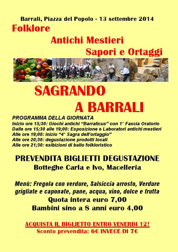 Sagrando a Barrali 2014 in Piazza del Popolo - 13 Settembre 2014 - ParteollaClick