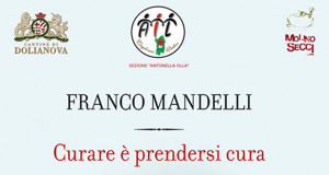 Locandine della presentezione del libro: Curare è prendersi Cura di e con Franco Mandelli - Dolianova- 13 Ottobre 2014 - ParteollaClick