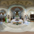 Foto equirettangolare della Chiesa di San Giorgio Vescovo a Donori