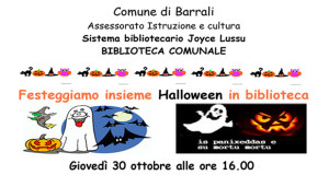 Locandina Festa di Halloween 2014 - Barrali - 30 Ottobre 2014 - ParteollaClick