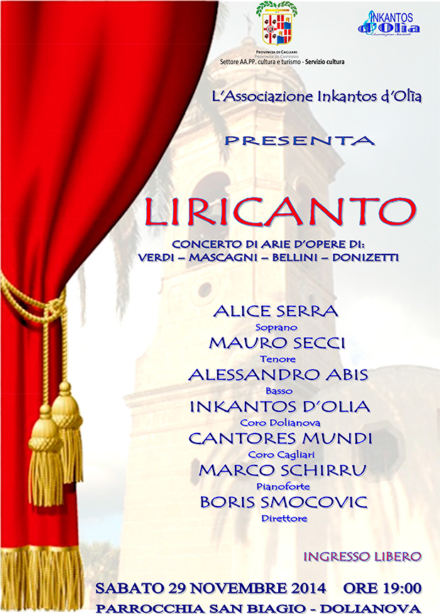 Concerto LIRICANTO alla Parrocchia di San Biagio - Dolianova - Sabato 29 Novembre 2014 - ParteollaClick