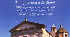 Locandina Giornata a Serdiana per la ristrutturazione del vecchio Cine-Teatro - 13 Dicembre 2014 - ParteolalClick
