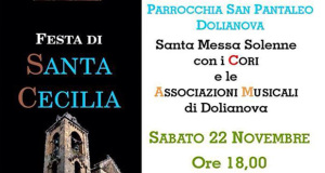 Locandina Festa di Santa Cecilia 2014 con i Cori e le Associazioni Musicali locali - Dolianova - 22 Novembre 2014 - ParteollaClick