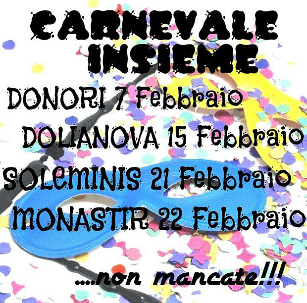 Carnevale Insieme 2015 - Donori - Dolianova - Soleminis - Monastir - ParteollaClick