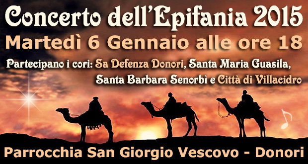 Concerto dell'Epifania 2015 - Donori - 6 Gennaio 2015 - ParteollaClick