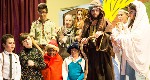 Foto con Giuseppe, Maria e il Bambino Gesù alla Festa della Santa Famiglia di Nazareth 2014 - Donori - 28 Dicembre 2014 - ParteollaClick