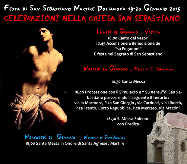 Festa di San Sebastiano Martire 2015 - Dolianova - 19, 20 e 21 Gennaio 2015 - ParteollaClick