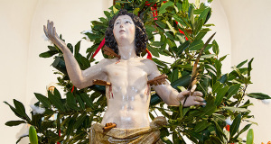 Foto della Statua di San Sebastiano - Festa di San Sebastiano Martire 2015 - Donori - 18 Gennaio 2015 - ParteollaClick