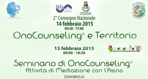 Locandina 2° Convegno Nazionale e seminario di OnoCounseling - Donori - 14 e 15 Febbraio 2015 - PartreollaClick