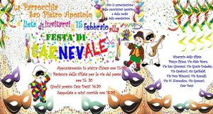 Locandina Carnevale 2015 - Settimo San Pietro - Domenica 15 Febbraio 2015 - ParteollaClick