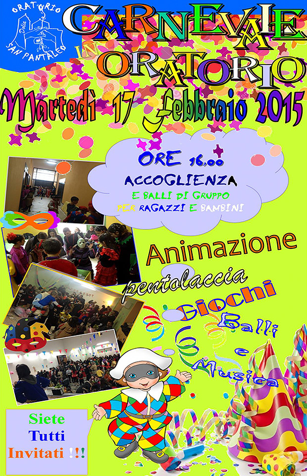 Festa di Carnevale 2015 per ragazzi e bambini - Dolianova - 17 Febbraio 2015 - ParteollaClick