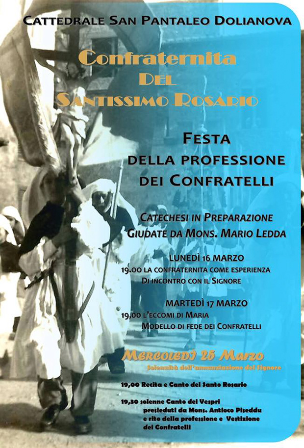 Festa della Professione dei Confratelli - Dolianova - 16, 17 e 25 Marzo 2015 - ParteollaClick