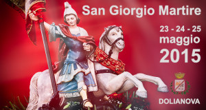 Locandina Festa in Onore di San Giorgio Martire 2015 - Dolianova - 23, 24 e 25 Maggio 2015 - ParteollaClick