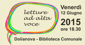 Locandina Laboratorio di Lettura ad Alta Voce con narratori Latino Americani - Dolianova - 12 Giugno 2015 - ParteollaClick