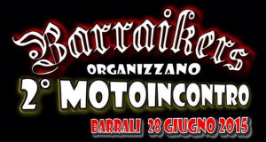 Locandina Secondo Motoincontro dei Barraikers - Barral - 28 Giugno 2015 - ParteollaClick