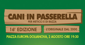 Banner 16ª edizione di Cani in Passerella - Dolianova - 2 Agosto 2015 - ParteollaClick