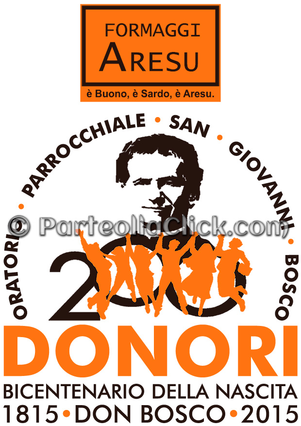 Festa dei 200 Anni della nascita di Don Bosco - Donori - 6 Agosto 2015 - Logo- ParteollaClick