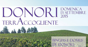 Banner Donori TerrAccogliente, giornata dedicata alla visita del territorio tra Bingias e Domus de Donori - 13 Settembre 2015 - ParteollaClick