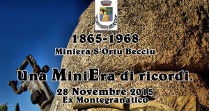 Banner Donori: "Una MiniEra di ricordi" all'Ex Montegranatico, la Miniera "S'Ortu Becciu" dal 1865 al 1968