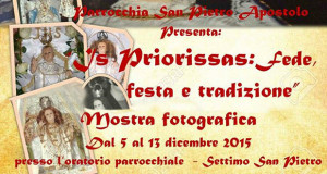 Banner Mostra Fotografica Is Priorissas - Settimo San Pietro - Dal 5 al 13 Dicembre 2015 - ParteollaClick