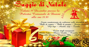 Banner Saggio di Natale 2015 della Scuola di Ballo Mambo Dance 2000 e Fitness - Donori - 19 Dicembre 2015 - ParteollaClick