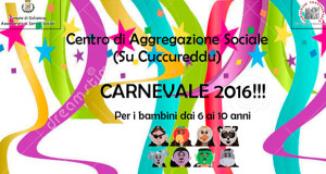 Banner Carnevale 2016 per bambini da 6 a 10 anni - Dolianova - 25 e 29 Gennaio, 1 e 5 Febbario 2016 - ParteollaClick