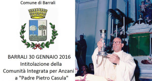 Banner Cerimonia di Intitolazione della Comunità Integrata per Anziani a Padre Pietro Casula - Barrali - 30 Gennaio 2016 - ParteollaClick