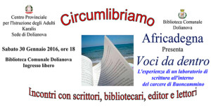 Banner Circumlibriamo con Africadegna - Dolianova - 30 Gennaio 2016 - ParteollaClick