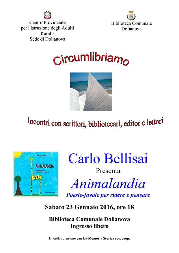 Circumlibriamo con Carlo Bellisai - Dolianova, Biblioteca Comunale - 23 Gennaio 2016 - ParteollaClick