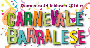 Banner Carnevale Barralese 2016 - Barrali - 14 Febbraio - ParteollaClick