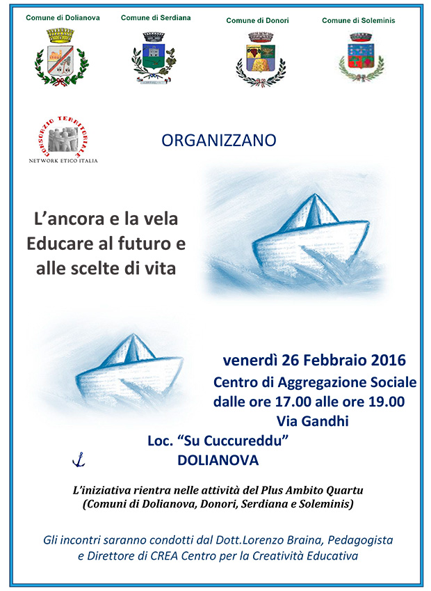 Incontro con Lorenzo Braina L'ancora e la vela - Dolianova - 26 Febbraio 2016 - ParteollaClick