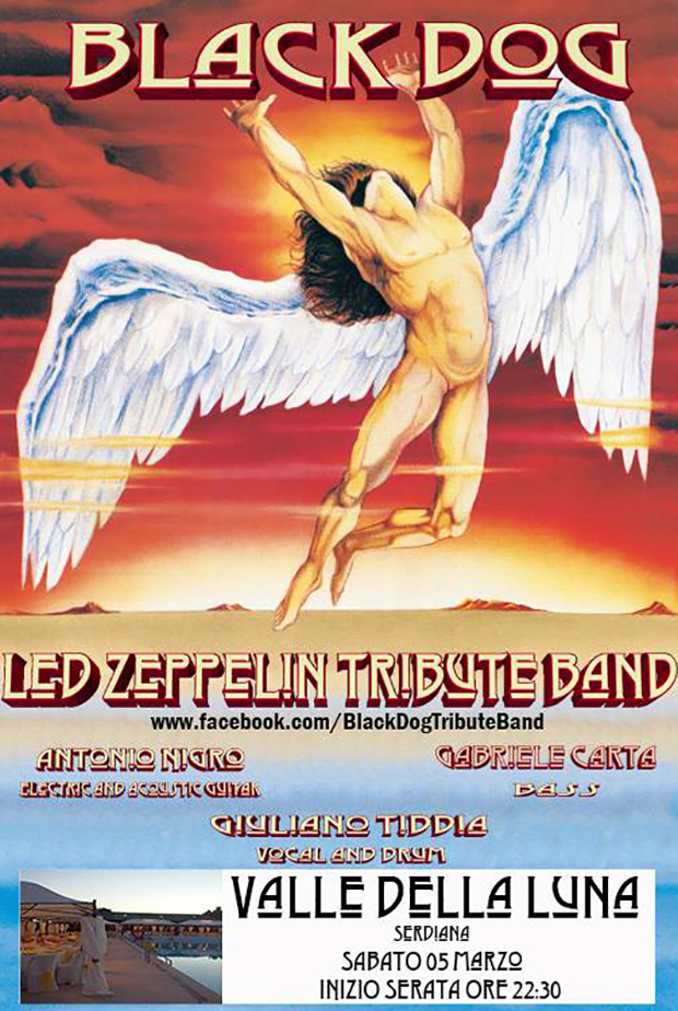 Black Dog, Led Zeppelin Tribute Band - Valle della Luna Serdiana - 5 Marzo 2016 - ParteollaClick