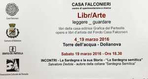 Banner La Sardegna e la sua storia, incontro con Salvatore Dedola al D'ArT - Dolianova Arts Tower - 19 Marzo 2016 - ParteollaClick