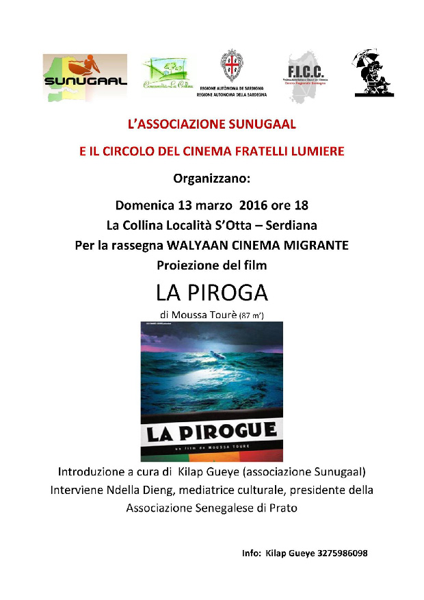 Proiezione del Film La Piroga di Moussa Tourè - Comunità La Collina, Serdiana - 13 Marzo 2016 - ParteollaClick