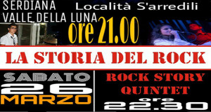 Banner ROCK STORY QUINTET, la Storia del Rock - Valle della Luna Serdiana - 26 Marzo 2016 - ParteollaClick