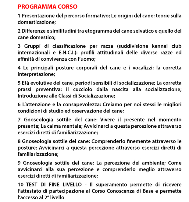 001 - Corso di 1° livello, conoscenza di base, Il cane nella sua totalità - Babaiola Pet Village, Donori - 23, 24 e 25 Aprile 2016 - ParteollaClick