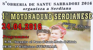 Banner 1° Motoraduno Serdianese di Santa Maria di Sibiola - Serdiana - 24 Aprile 2016 - ParteollaClick