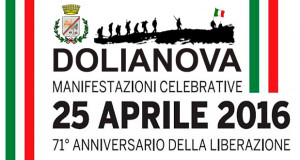 Banner 71° Anniversario della Liberazione - Dolianova, Piazza Brigata Sassari - 25 Aprile 2016 - ParteollaClick