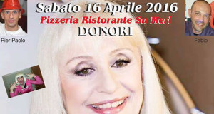 Banner Fabio Carta e Pierpaolo The Prince in Raffaella Carrà Show - Ristorante Pizzeria Su Meri, Donori - 16 Aprile 2016 - ParteollaClick