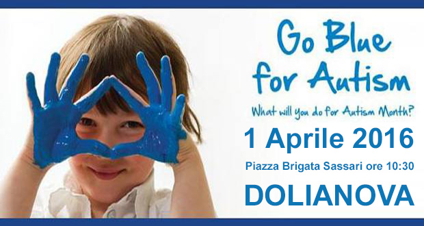 Banner Giornata Mondiale di Sensibilizzazione per l'Autismo 2016 - Dolianova - 1 Aprile 2016 ParteollaClick