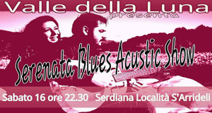 Banner Serenata Blues Acustic Show - Valle della Luna Serdiana - 16 Aprile 2016 - ParteollaClick